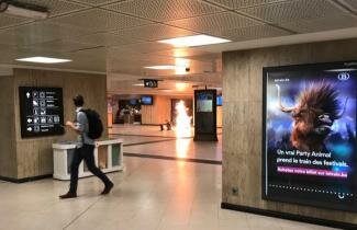 Explosion à la gare de Bruxelles-Central - Credit Remy Bonaffé via twitter