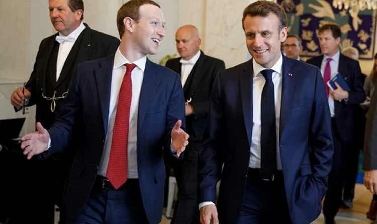 Mark Zuckerberg & Emmanuel Macron